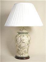 ALEXANDERS 41CM DIVING BIRD TEMPLE JAR LAMP